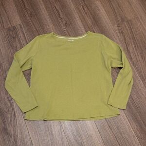 St. John's Bay Sage Green Cotton Shirt